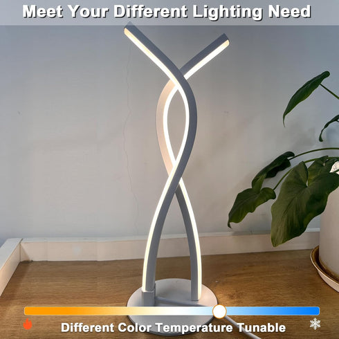 Daymeet Table Lamp for Bedroom, Dimmable Bedside Lamps with Remote and APP Control for Kids Room and Living Room.