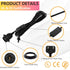 15 Bulb 2 Pack E26 Bulb Pendant Light Cord - Feet Hanging Light with Plug in Cord - Lamp Cord Light Socket with Wire