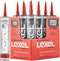 Sashco 13010 10.5oz Clear Lexel Adhesive Caulk, 10.5-Ounce