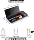 Garood Desktop Whiteboard with Wireless Fast Charger, Black Desk Organizer and Phone Holder