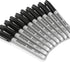 INTUNO 120 Count Permanent Markers, Black, Fine tip, Oil-Based Permanent Markers, Waterproof and Fade-Resistant