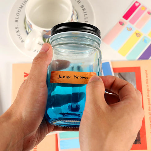 Waterproof Removable Labels - 360PCS Handwrite Name Stickers for Water Bottles & School Supplies