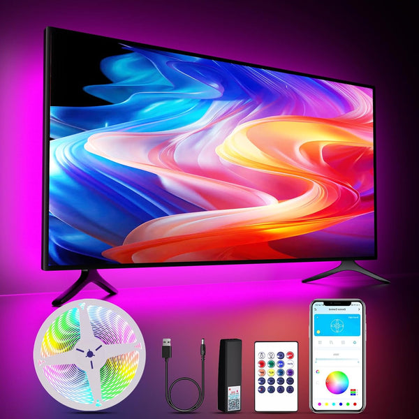 VOLIVO LED Lights for TV, 16.4FT Led Backlight for 45-85 inch TVs,