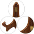 BANBERRY DESIGNS Walnut Wooden Easels, Set of 3, Premium Quality Folding Display Stand 7" H for Plates, Books