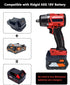 Adapter for Ridgid AEG 18V Battery to for Milwaukee M18 18V Cordless Tools, Use for Ridgid 18V Platform Batteries (Adapter Only)