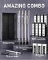 Four Candies 0.5mm Mechanical Pencil Set with Case, 4PCS Metal Pencils and Lead Refills