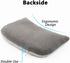 Large Ergonomic Mouse Wrist Rest Bean Bag, Thicker Ergobeads Mouse Pad Wrist Support for Computer, Laptop, PC Gaming, Home Office Work, Easy Typing Wrist Pain Relief (Updated Version Gray)