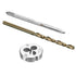 uxcell Tap and Die and Drill Bit Set, M3 x 0.5 Left Hand Thread Milling Tap and Round Die