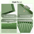 Sooez Aesthetic 8 Pocket Accordion File Organizer - Pastel Expanding Folder with Labels for Important Documents, Light