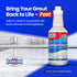 32 oz Clean-eez Grout-eez Tile Cleaner with Stand-Up Brush Head Heavy-Duty Stain Remover for Ceramic and Porcelain