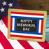 Whaline 32.8ft Patriotic Bulletin Board Borders Red Blue White Die-Cut Stripes for 4th of July Classroom Decor