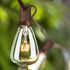 SUNSGNE 25FT Outdoor Edison Bulb String Lights with 27 Clear Edison Bulbs,