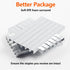 Heavy Duty T50 Staples, 5000-Count 3/8 Inch, 20 Gauge Galvanized for Pneumatic & Manual Stapler Gun