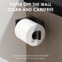 SUS304 Black(2 Pack) Auxmir Adhesive Toilet Paper Holder, No Drilling Toilet Roll Holder Wall Mount, Premium Thicken