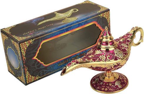 LIABI Legend Aladdin Lamp Magic Genie Wishing Light, Classic Arabian Nights Costume Props Lamp Table Decor for Home