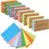 800 PCS Index Cards 3x5 Inches Colored Flash Cards with Ring, Punched