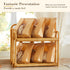 Foranda 200 Pack 7x311 Inches Small Paper Bread Bags for Homemade Bread, Resealable Tin Tie Tab Bakery Bags with Window