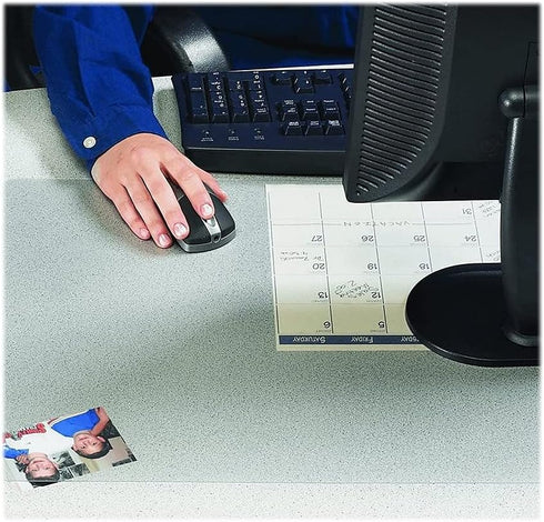 Artistic 938183 17-Inch 22-Inch Krystal View Anti-Microbial Plastic Desk Pad L x W