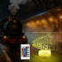 JYDZMYYM 3D 16 LED Steam Train Night Light with Remote Control, Color Changing Illusion Lamp, USB Powered, Touch