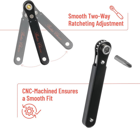 Set, 34 1/4-Inch Set, 90 Bates Choice Mini Ratchet pcs, Drive, Cr-V Steel, Security Bit Right Angle Screwdriver, Degree