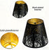 Ldqwztv Lamp Shades for Table Lamps, Metal Small Lampshade for Wall Light Cover, Rustic-lamp Shadewith Pattern of Trees