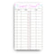 Generic Steakhouse Guest Check Server Note Pads, Waitress Server Pad with Steak Temperatures,