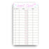 Generic Steakhouse Guest Check Server Note Pads, Waitress Server Pad with Steak Temperatures,