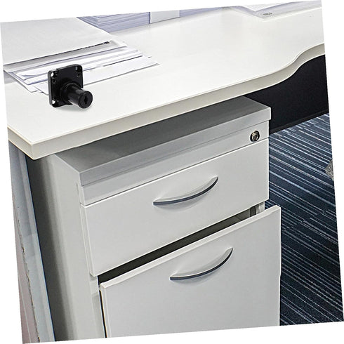 2 Mailbox 19mm 32mm Vaguelly Office File Cabinet Cam Lock with Keys, Zinc Alloy and Drawer Lock, Black Diameter Length