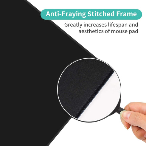Dynippy Thin Extended Gaming Mouse Pad, 31.5 * 11.8 * 0.08 inch, Large XXL Desk Mat for Gaming Office & Home - Galaxy