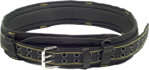 AISENIN 3 Inch Padded Tool Belt - Heavy Duty Work Tool Belt (Yellow and Black)