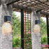 Yosoo Wall Lamp, Wall Mounted LED Light, Waterproof Decorative Light for Garden Patio and Porch (Warm White)