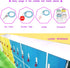 BIHRTC 6 Color Plastic Spring Wrist Keychain, Flexible Spiral Wristband Key Holder for Gym Pool ID Badge