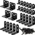 FATLODA 26PCS L Bracket Corner Brace Kit, 3 Sizes Stainless Steel L Brackets