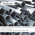 TOP-VIGOR 1Pc 6063 Aluminum Round Tube, 20mm OD, 12mm ID, 300mm Length Seamless Tubing for Industry DIY Projects