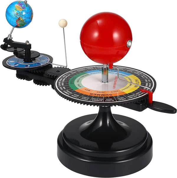 English Solar System Sun Earth Moon Orbital Model, Educational Planetarium Project Kit