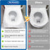 60 Pack Mckanti Toilet Seat Covers Disposable - XL Flushable Paper Toilet Seat Covers for Adults Kids Potty Training