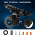 6500K IP65 3-Head LED Security Lights Motion Sensor Outdoor Lights, Daylight, Waterproof, Dusk to Dawn, Motion Detected