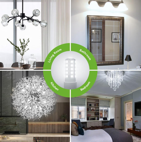 6 Pack Dimmable G9 Bulb 4W 40 6000K, T4 G9 9 Bulb 120V 450LM TJOY LED Equivalent Watt, Daylight White Bi-pin Base