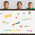 Yeaqee 131 ft Inspirational Quote Bulletin Board Borders, Self Adhesive Motivational Stickers for Office School