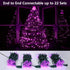 33ft 100 120V Brizled Purple String Lights, LED Christmas Lights Outdoor, Connectable Purple String Light UL Certified