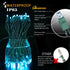 50 Counts 25ft 5mm Commercial IP:65 Aqua LED Christmas Lights - String Lights Outdoor Grade Waterproof, Indoor