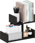 Furinno Hermite Wooden Desktop Bookshelf Storage Organizer for Home and Office Supplies, Espresso Finish