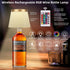 Dimmable 4000mAh Wireless Linen-Covered Bottle Lamp, Wine Bottle Lamps with RGBW Touch Bottle Lights, Rechargeable LED