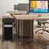 CADUKE 2 Computer Tower Stand PC Tower Stand with Storage Drawer Tier Wood Rolling CPU Holder Stand Mobile Printer Cart