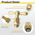 Dtructiew PK1100 PK1100 PP806-15 Brass Faucet Stem & Bonnet Replacement Kit for Arrowhead Hose Bibs, Hose Bib Valve