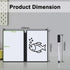 Portable Whiteboard, Mini A5 Dry Erase Notebook for Business Meetings, Office, Home Use