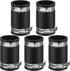 5 Pcs Flexible TPE Coupling with Stainless Steel Clamps for Plastic and Copper Plumbing Connections