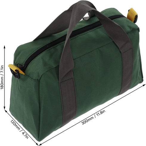 Wide Mouth Tool Bag Portable Waterproof Handbag for Tool Storage, High Capacity for Vehicle Maintenance