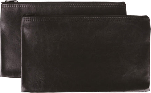 Security Bank Deposit/Utility Zipper Coin Bags, 11 X 6 Inches, Safe for Cash and Legal Documents