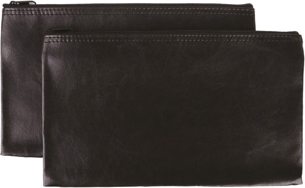 Security Bank Deposit/Utility Zipper Coin Bags, 11 X 6 Inches, Safe for Cash and Legal Documents